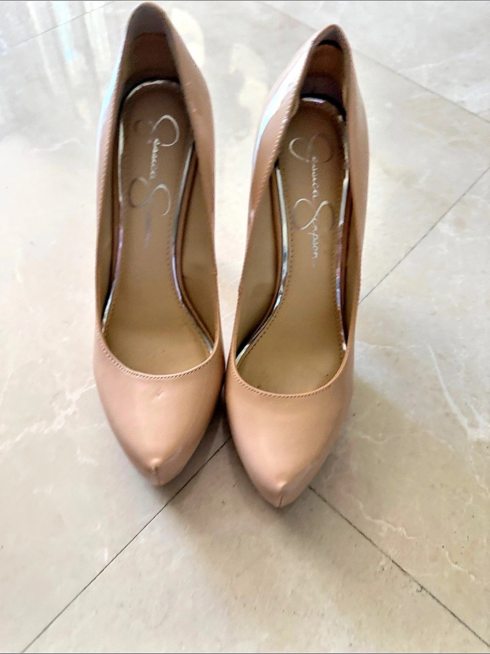 Jessica Simpson Pointed-Toe Pumps in Pink